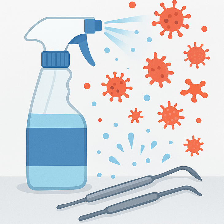 消毒・殺菌のイラスト